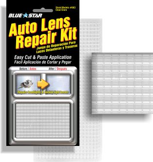 Peel off glue sheet 1 Amber & 1 Clear Details about   Car Lens Repair  Kit
